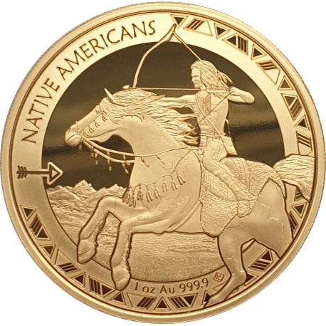 American Natives 1 oz gold EAGLE 2022 CFA 3000 BU