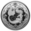 Samoa 1 oz silver PACIFIC MERMAID 2021 BU