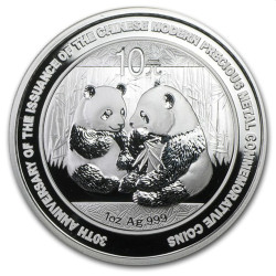 1 oz silver PANDA 2009 Anniversary