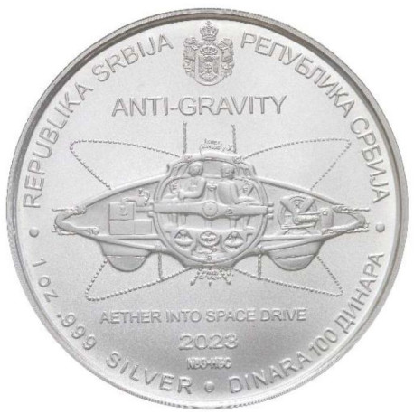 1 oz silver NIKOLA TESLA 2020 X-RAYS