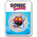 1 oz silver 35th Anniversary SONIC Dr. EGGMAN $2 BU COLOURED