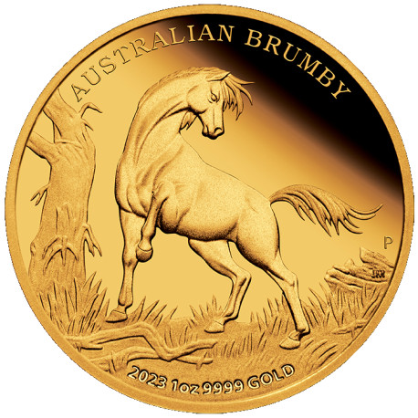 +++ Perth Mint Australian Brumby 2022 1oz Gold Proof Coin +++