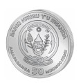 1 oz SILVER RWANDA PELICAN 2022 CFA 50 in capsule