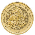 UK 1 oz gold TUDOR BEASTS 2022 YALE OF BEAUFORT £100 bu