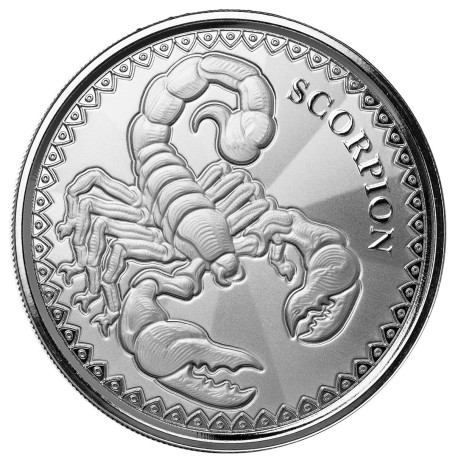 1 oz silver SCORPION 2017