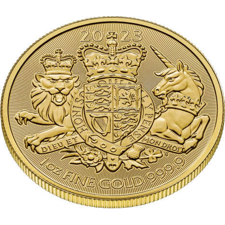 GOLD 1 oz GOLD The ROYAL ARMS 23 £100 bu