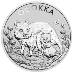 PM 1 oz silver QUOKKA 2021 $1 bu