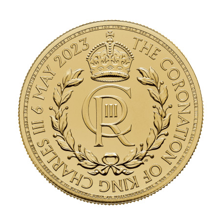 GOLD 1 oz GOLD BRITANNIA 2023 £100 CORONATION King Charles bu