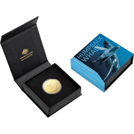 1 oz GOLD EMPEROR PENGUIN 2023 $1 BU Australian ANTARCTIC Territory