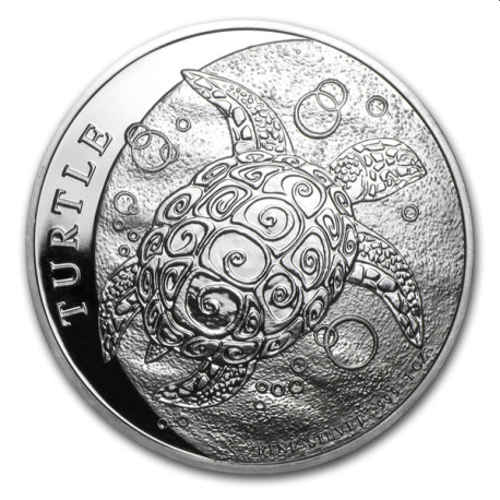 1 oz silver TURTLE 2016 $2