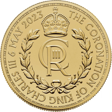 UK 1/10 oz gold CORONATION 2023 £10 bu