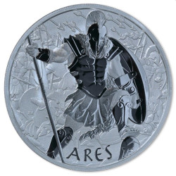 PM 1 oz silver GODS OF OLYMPUS 2023 ARES BU $1