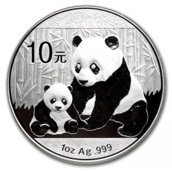 1 oz silver PANDA 2012 Yuan 5 bu