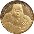 CONGO 1 oz GOLD GORILLA 2021 CFA 3000 PROOF 1st box + coa