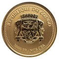 CONGO 1 oz GOLD GORILLA 2021 CFA 3000 PROOF 1st box + coa