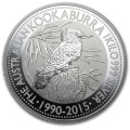 1 KILO SILVER KOOKABURRA 2015 $30 bu