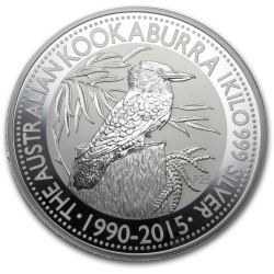 1 KILO SILVER KOOKABURRA 2015 $30 bu
