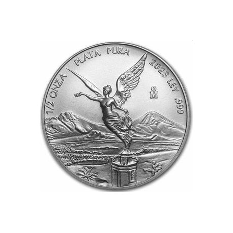 MEXICO 1/2 oz silver LIBERTAD 2023 bu