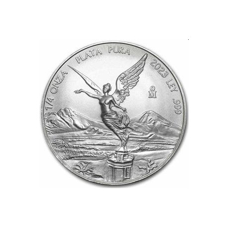 MEXICO 1/4 oz silver LIBERTAD 2023 bu