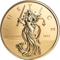 GIBRALTAR 1 oz GOLD LADY JUSTICE 2022 £10