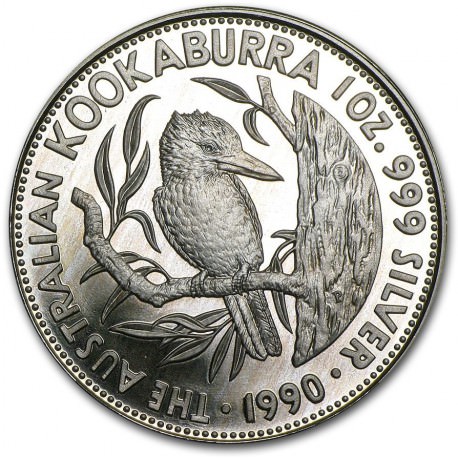 1 oz silver KOOKABURRA 1990 PROOF