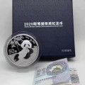150 gr silver PANDA 2020 PROOF 50 Yuan