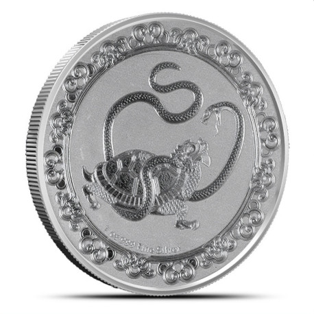 NIUE 1 oz silver Celestial BLACK TURTLE 2021 $2