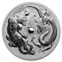 1 oz silver DRAGON & TIGER 