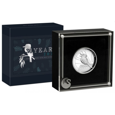 PM Australian Kookaburra 2020 1oz Silver Proof High Relief Coin