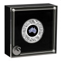 Great Southern Land 2022 1oz Silver Proof Blue Lepidolite Coin
