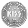 1 oz silver KISS 50th Anniversary 2023 $2 bu