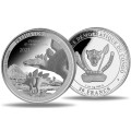 1 oz silver Prehistoric Life PLESIOSAURUS 2020 bu 20FR BU