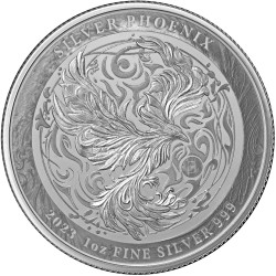 Niue 1 oz silver mythical PHOENIX 2023 proof-like $2 