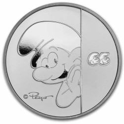 1 oz silver SMURFS 2023 bu