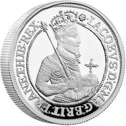 British Monarchs King James I 2022 UK 2oz Silver Proof Coin