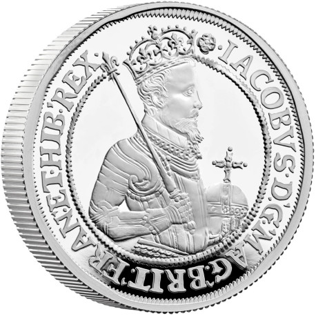 British Monarchs King James I 2022 UK 2oz Silver Proof Coin