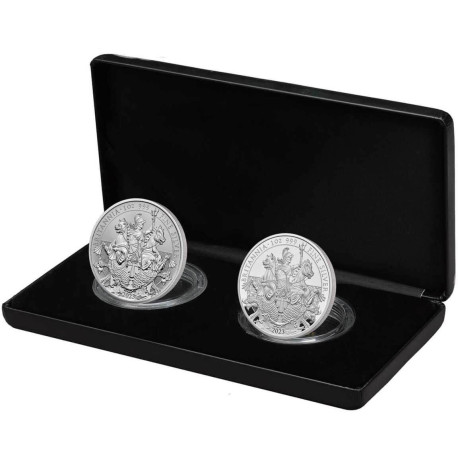The Britannia 2023 UK Two-Coin Silver Proof Set 