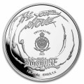Niue 1 oz silver Yu-Gi-Oh! Game Flip Coin 25th Anniv 2022 BU