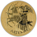 PM 1 oz GOLD GODS OF OLYMPUS 2023 ARES BU $100 MINTAGE 100