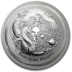 10 oz silver DRAGON 2012