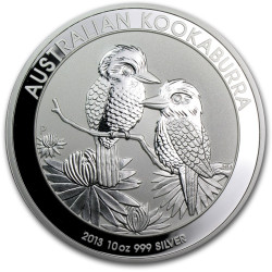 PM 10 oz silver KOOKABURRA 2014 $10 bu