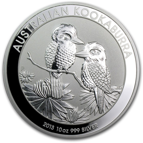 PM 10 oz silver KOOKABURRA 2014 $10 bu