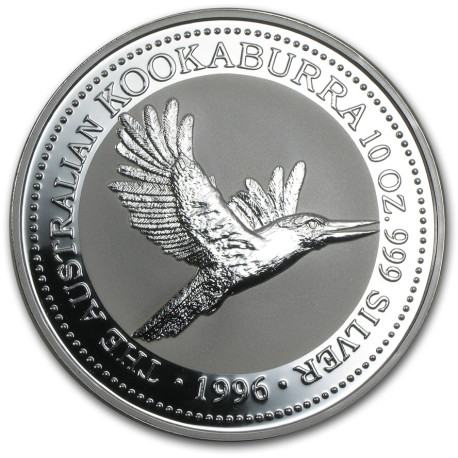 PM 10 oz silver KOOKABURRA 1996 $10 bu