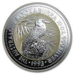 10 oz SILVER KOOKABURRA 1993 $10 BU