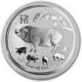 PM 10 oz silver PIG 2019 $10 bu