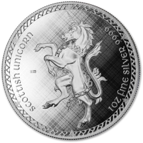 1 oz silver SCOTTISCH UNICORN 2023 bu $2