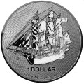 1 oz silver COOK ISLANDS 2023 $1 Bounty