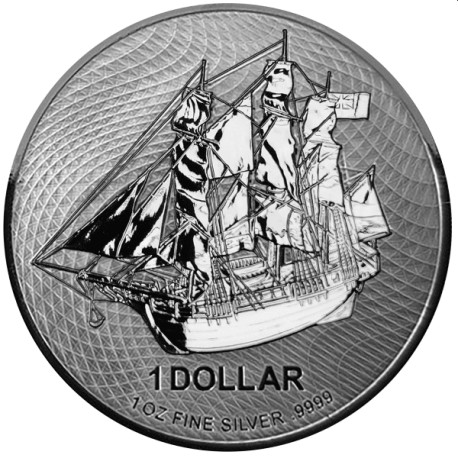 1 oz silver COOK ISLANDS 2023 $1 Bounty