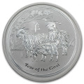 PM 1 oz silver GOAT 2015 $1 Privy Lion bu