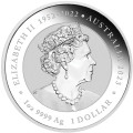 PM 1 oz silver QUOKKA 2021 $1 bu